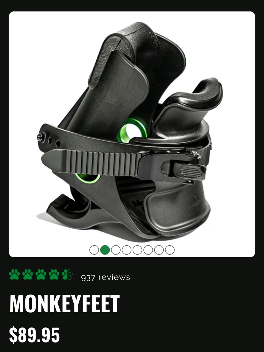 MonkeyFeet Workout Equipment Weight Holder for Foot.